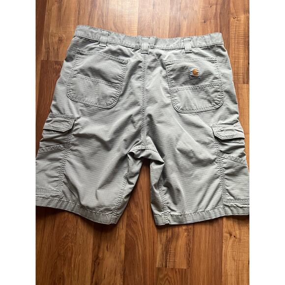 CARHARTT Shorts Men's 40 Gray Cotton Cargo Relaxed Fit - Picture 2 of 8